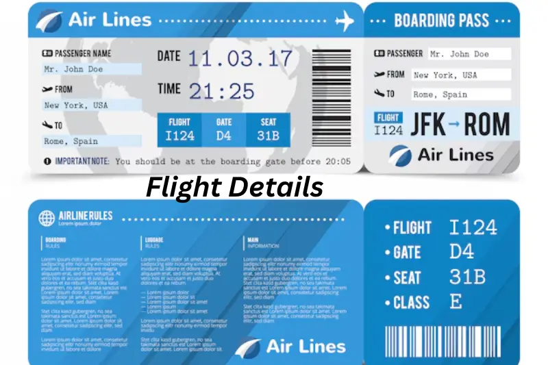 flight details