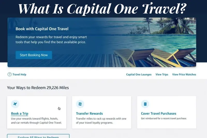 what is capital one travel